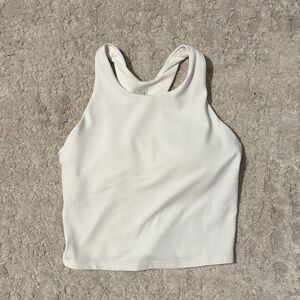 Athleta White Kids Racerback Tank Top